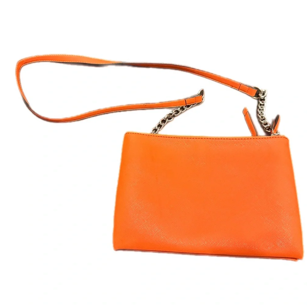 GUESS Womens Kalei Orange‎ Crossbody Bag